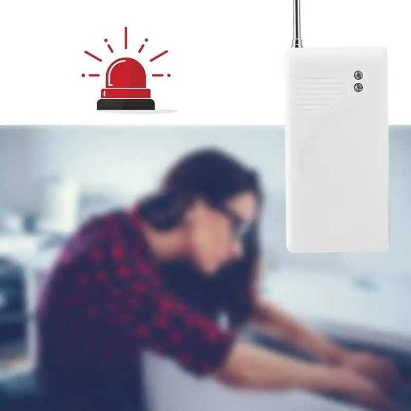 433mhz sem fio sensor de alarme vibração janela da porta detector para sistema de assaltante segurança em casa novo
