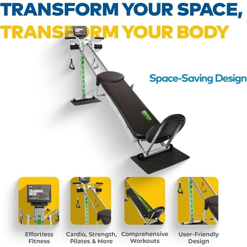 APEX Versatile Indoor Home Gym Workout Total Body Strength Training Fitness Equipment