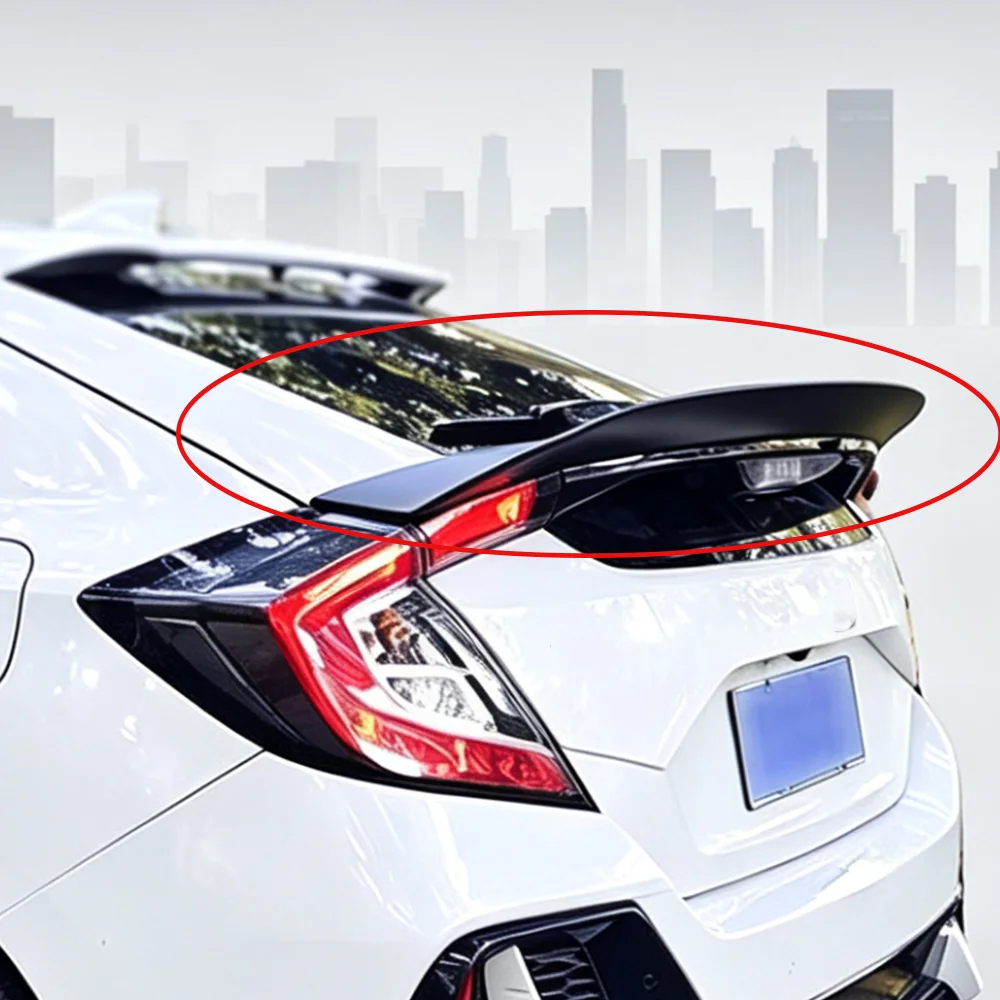 

Suitable for Honda's 10th generation Civic FK8 FK7 FK4 pure carbon brazed tail spoiler luggage spoiler modification accessories