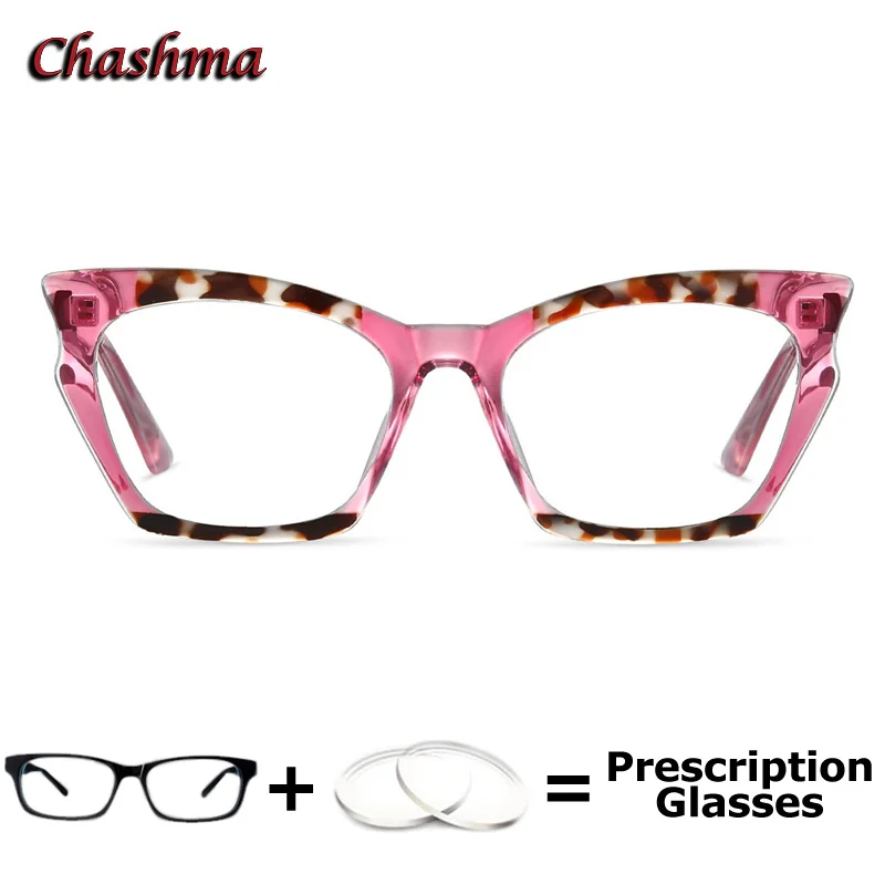 

Women Prescription Lenses Cat Eye Optical Myopia Glasses Spring Hinge Computer Working Progressive Eyewear Light Frame Girl