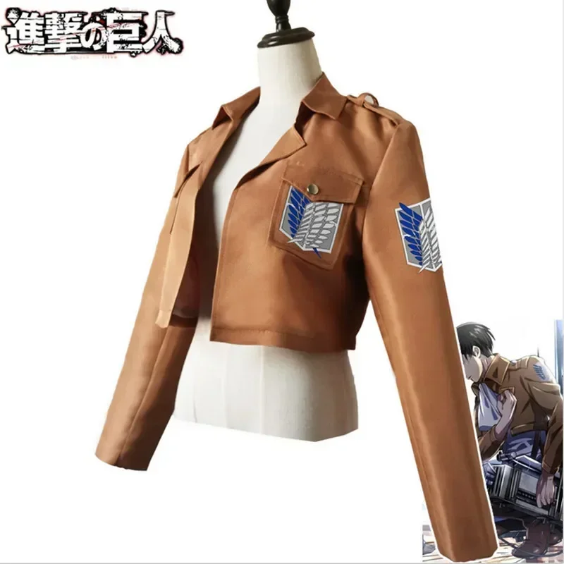 Japanese Anime Attack on Titan Jacket Shingeki no Kyojin jacket Legion Cosplay Costume Yellow Coat Halloween Costumes Men Women