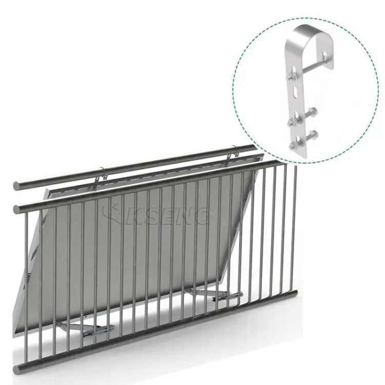 China Supplier  Solar Hook Balcony Solar Mounting Accessories Balcony Hook Panel Support for Solar Pv