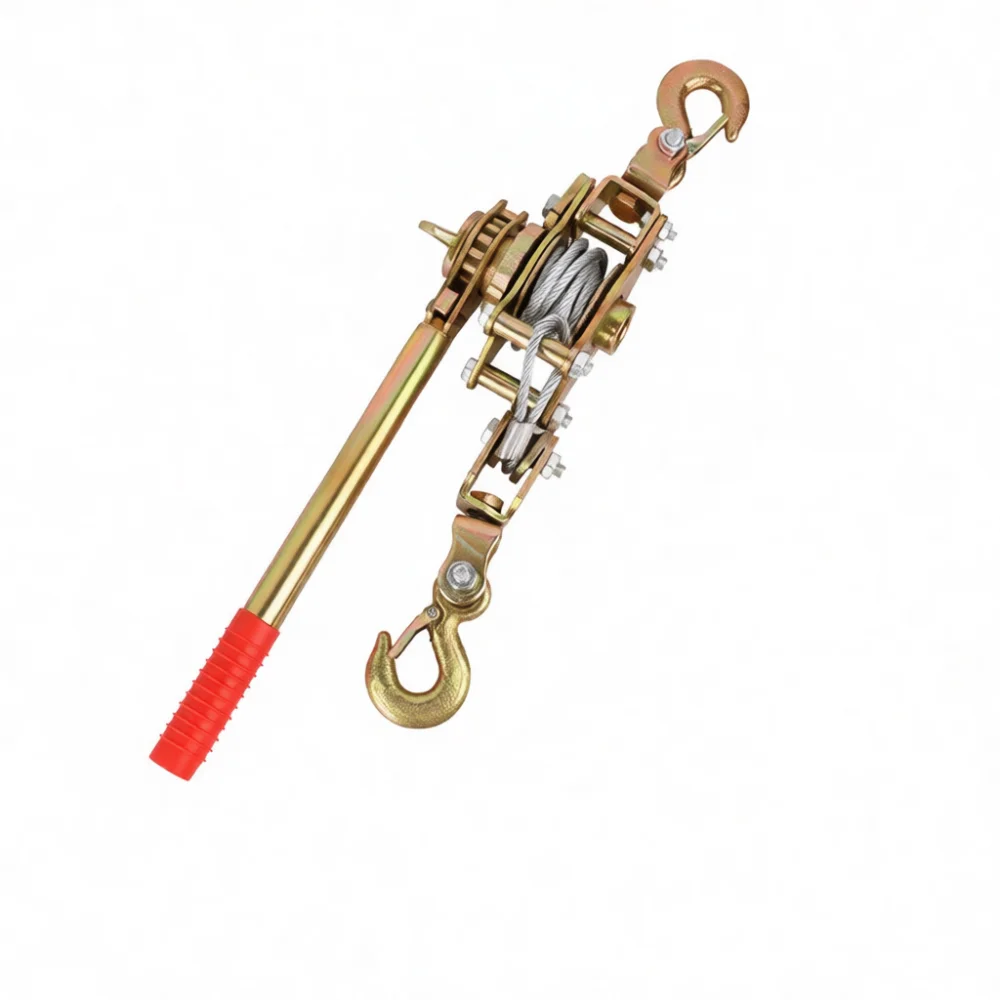 High Strength Steel Wire Tightener Double Hook Ratchet Puller Portable Cable Tensioning Device For Outdoor Installation