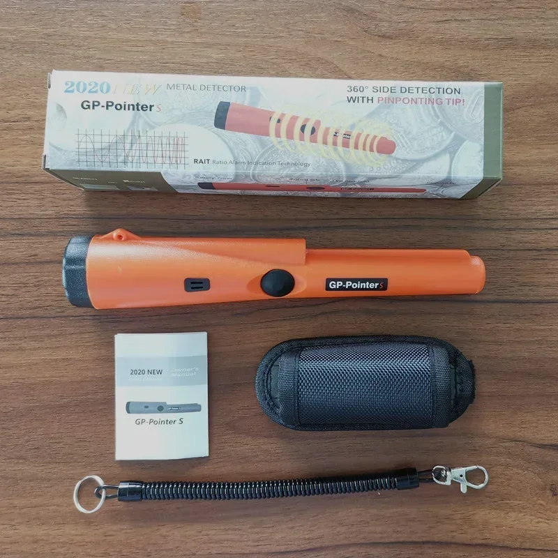 Metal detector portatile professionale impermeabile per puntatore metallico per monete d'oro