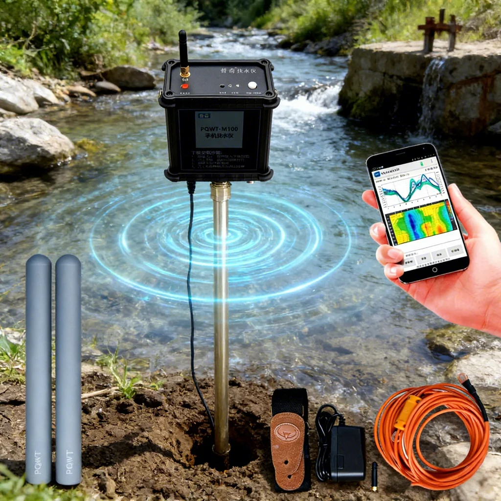

Hydrological Survey Mining Industrial Grade 100M Groundwater Locator Portable Water Detection Instrument Tool