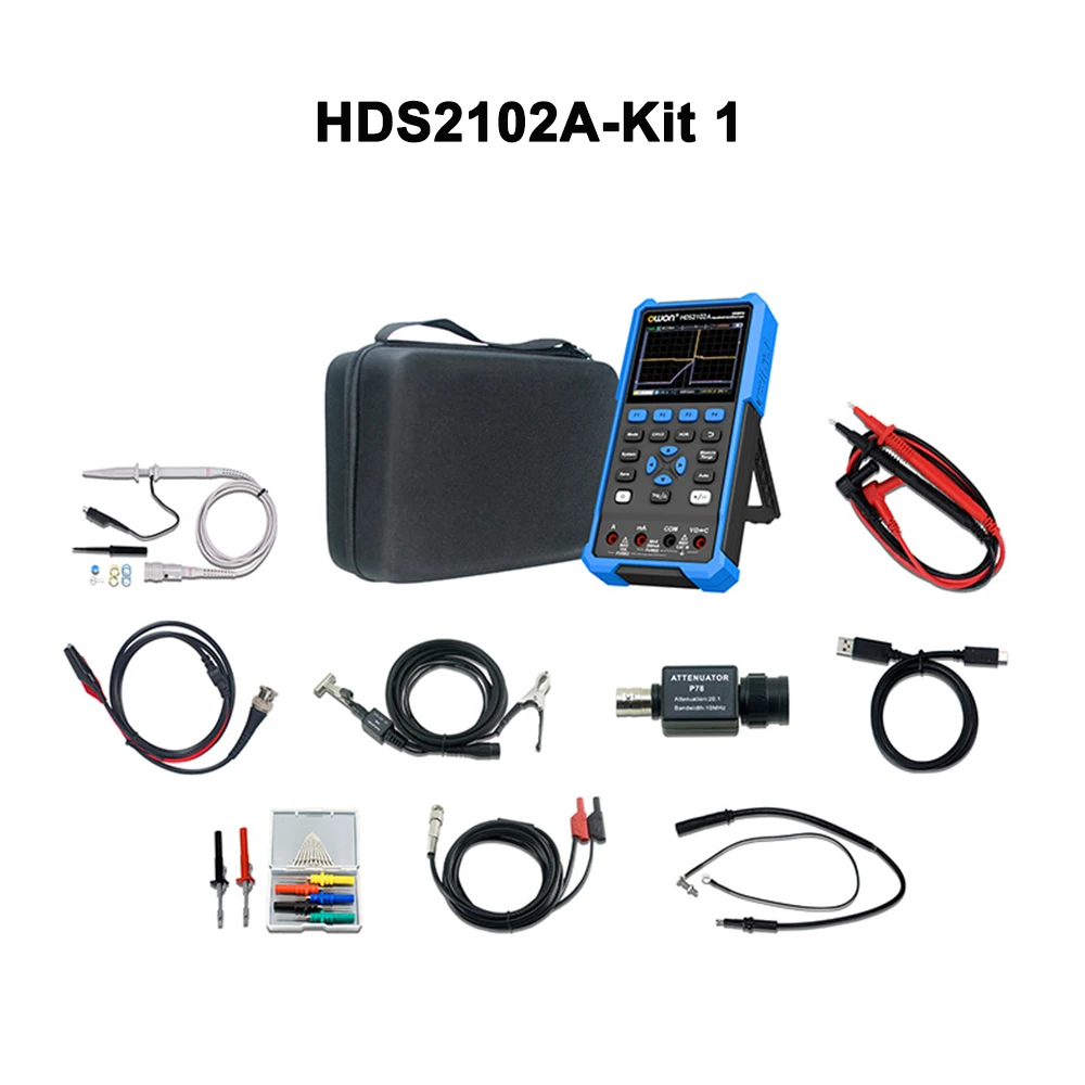 [hds2102a] HDS2102A 키트, 100MHz, 2채널, 자동차 진단용 오실로스코프 겸 멀티미터, 엔 썸네일 6