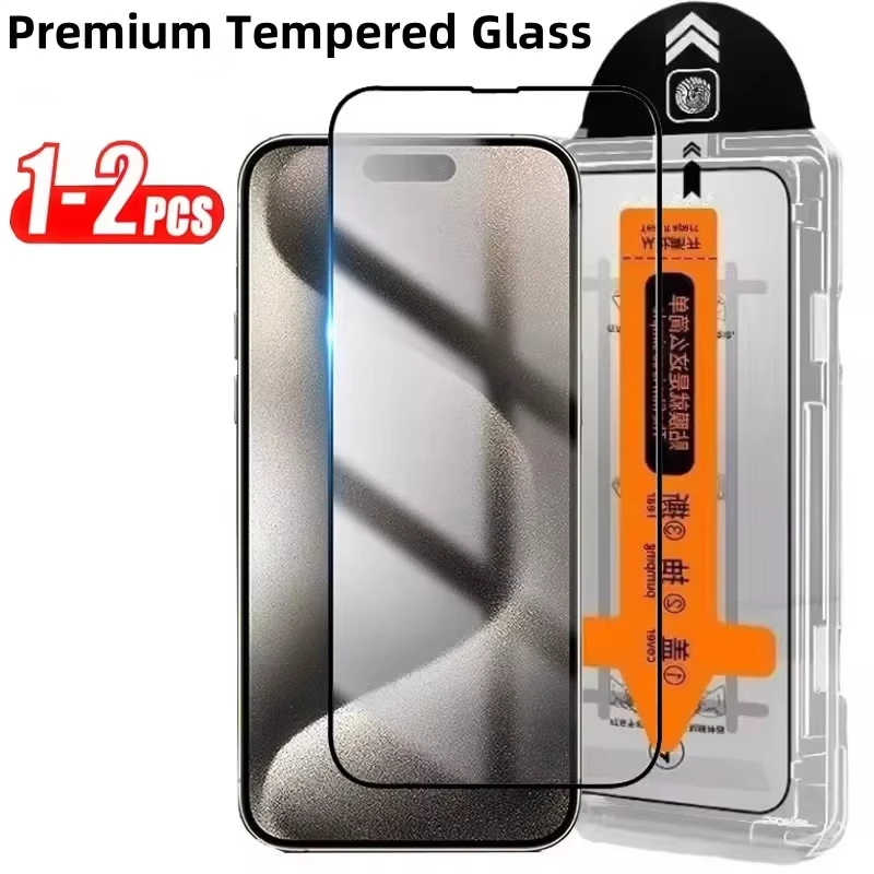 2PCS HD Dust Free Temered Glass For Samsung S23 FE S25 Ultra S24  A54 A50S A34 S22 S20 Film Screen Protector Easy Install Box