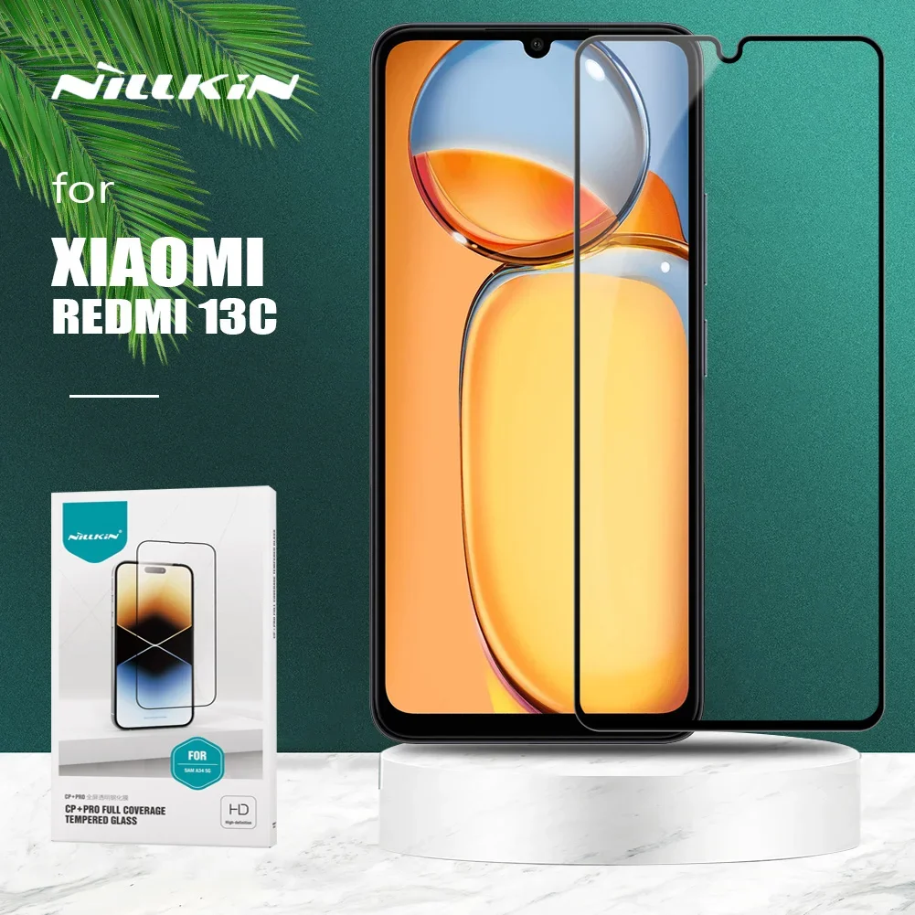 

for Xiaomi Redmi 13C Nillkin CP+ Pro 2.5D Ultra-Thin Full Cover Tempered Glass Screen Protector for Xiaomi Redmi 13C Glass Film