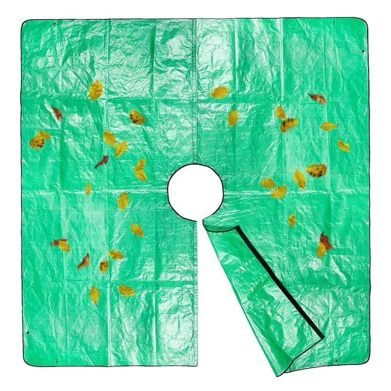 

Landscape Tarp For Trimming With 12 Inch Hole Garden Tree Pruning Waterproof Tarp Four Corners Has Corner Buckles Can Stand Up