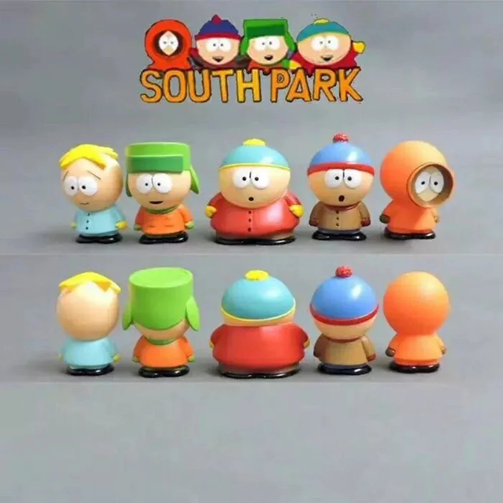 Set South Park Anime Figure The Stick of Truth Kenny Band Action Figure Statues Collect Ornaments Pvc Model Doll Gift Toys