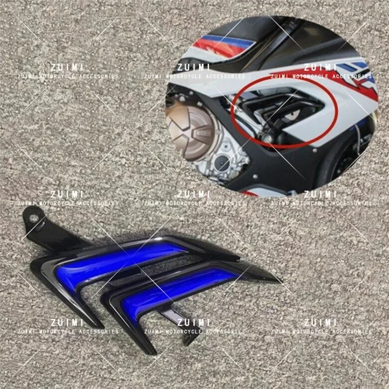 

Blue Black Motorcycle Small Side Panel Fairing Fit For BMW S1000RR 2019-2022