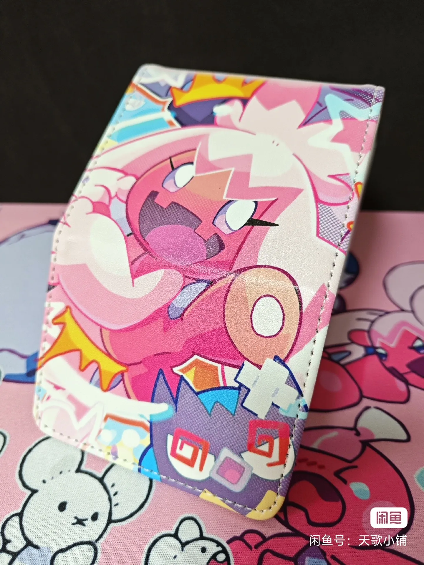 Anime Pokemon Tinkaton Deck Box Pink Cute Anime Girl PTCG Trading Cards Pu Leather Storage Box Protective Case