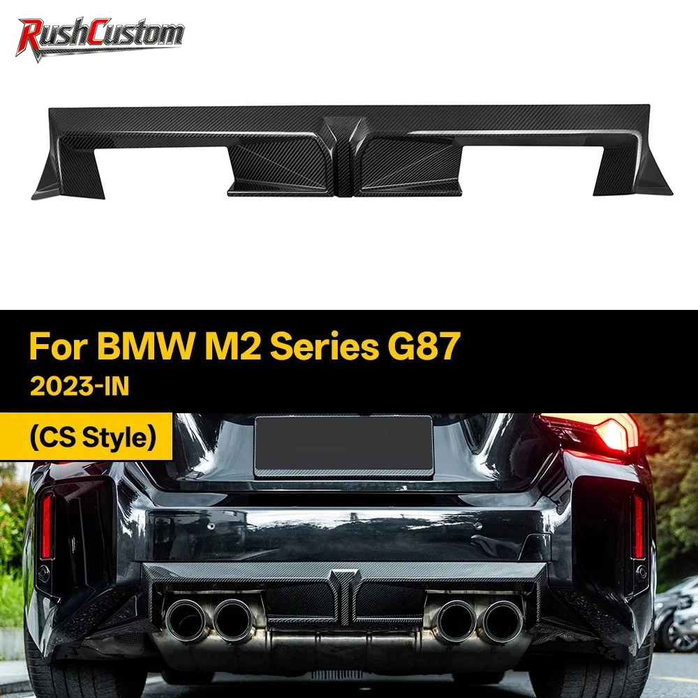 

Real Dry Carbon Fiber Rear Diffuser Lip for BMW M2 Series G87 CS Style 2023-IN 1Pcs/Piece