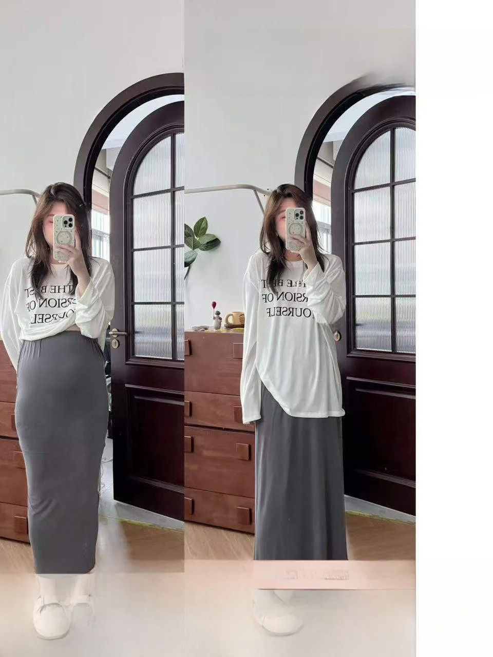 

Cool Holiday High Waist Elastic Pure Color Skirt Slimming Faionable Chinese Hanfu Women's Premium Summer Skirts