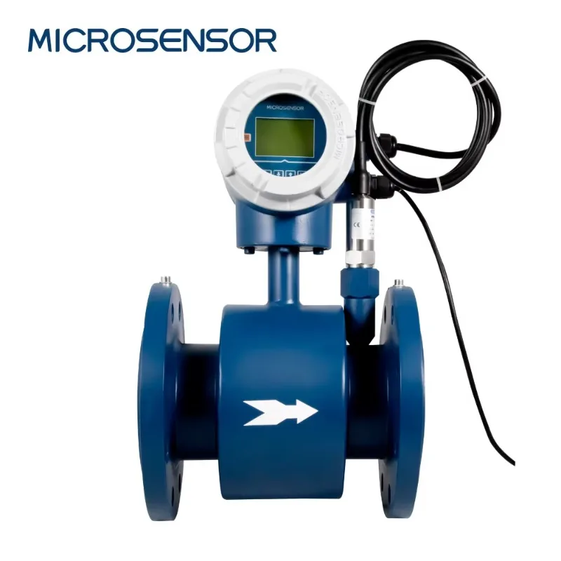 CE-Certified MFE600E All-in-one Electromagnetic Flow Meter Open-Channel Water Wastewater 4-20mA RS485 IP68 Submersible