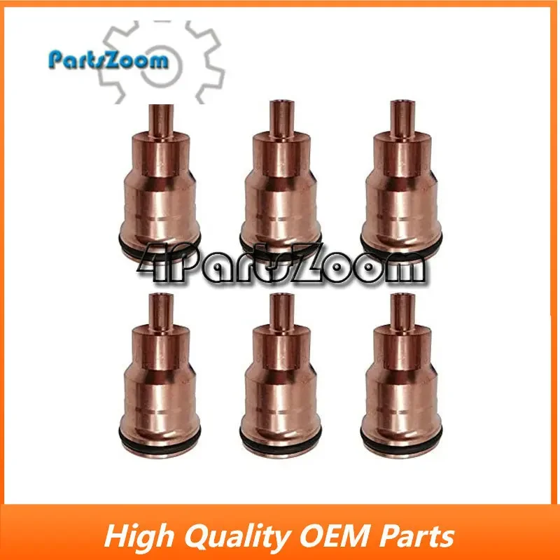 

6*New Injector Sleeve Tube Copper 3183368 For Volvo D12/D13/16 Mack MP7/8/10