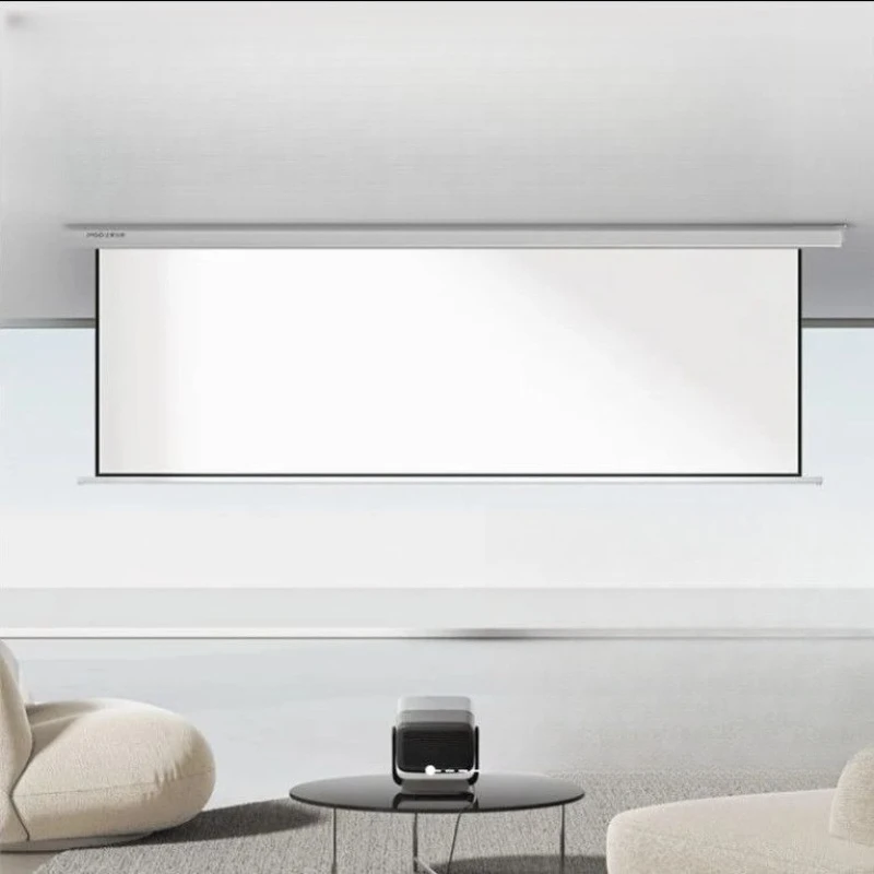 100-inch laser projection electric screen three-color laser suspension giant screen