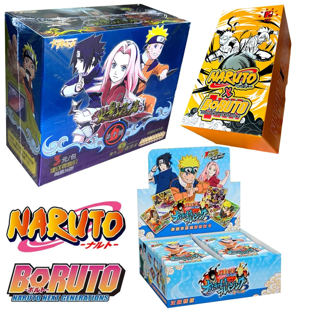 

Naruto Cards Whole box of flashcards whirlpool Naruto cards Complete set of collectible anime peripheral cards Kid Birthday Gift