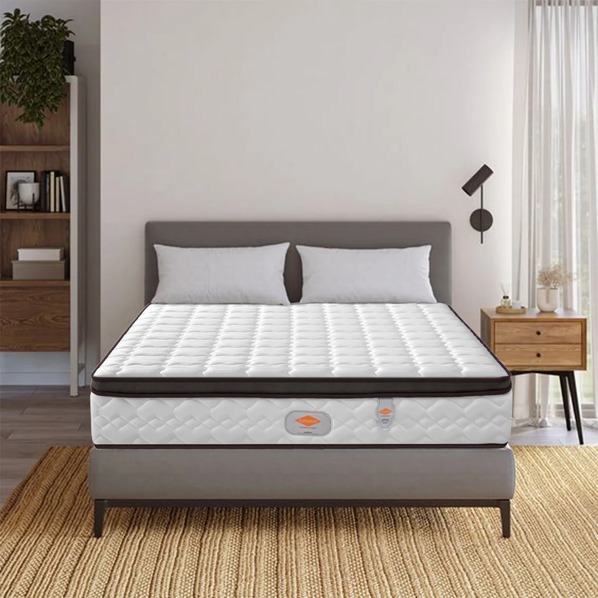 메모리폼 스프링 매트리스 이미지