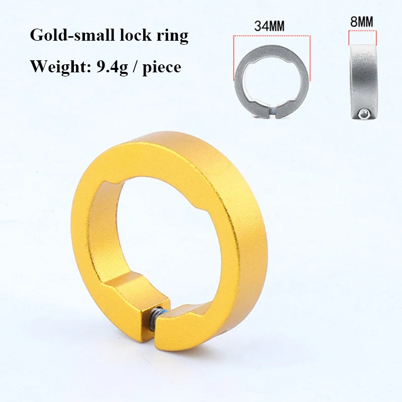 1Pair Bike Grip Lock Ring Anodized bike grips clamping ring Aluminum Alloy 8mm for Bike 22.2mm Bar Grips Ring Lock Bicycle Parts