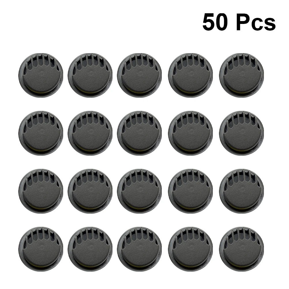 50pcs Mask Breathing Valve Replacement for R95 9000 Black Air Filters Exhaust Steam Prevent Dirt