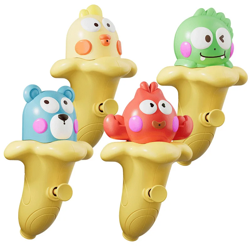 Outdoor Shooting Mini Waterpistool Speelgoed Cartoon Vorm Kinderen Waterpistool Speelgoed Strand Waterspuitpistool