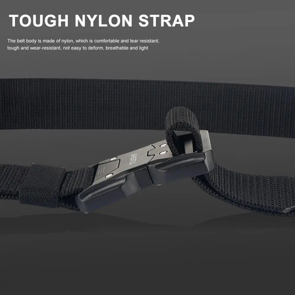 1PCS Army Style Combat Belt Quick Release Tactical Belt Nylon Men Jeans Waist Belt Accessories Soft Elastic Anti-Slip Waist Belt