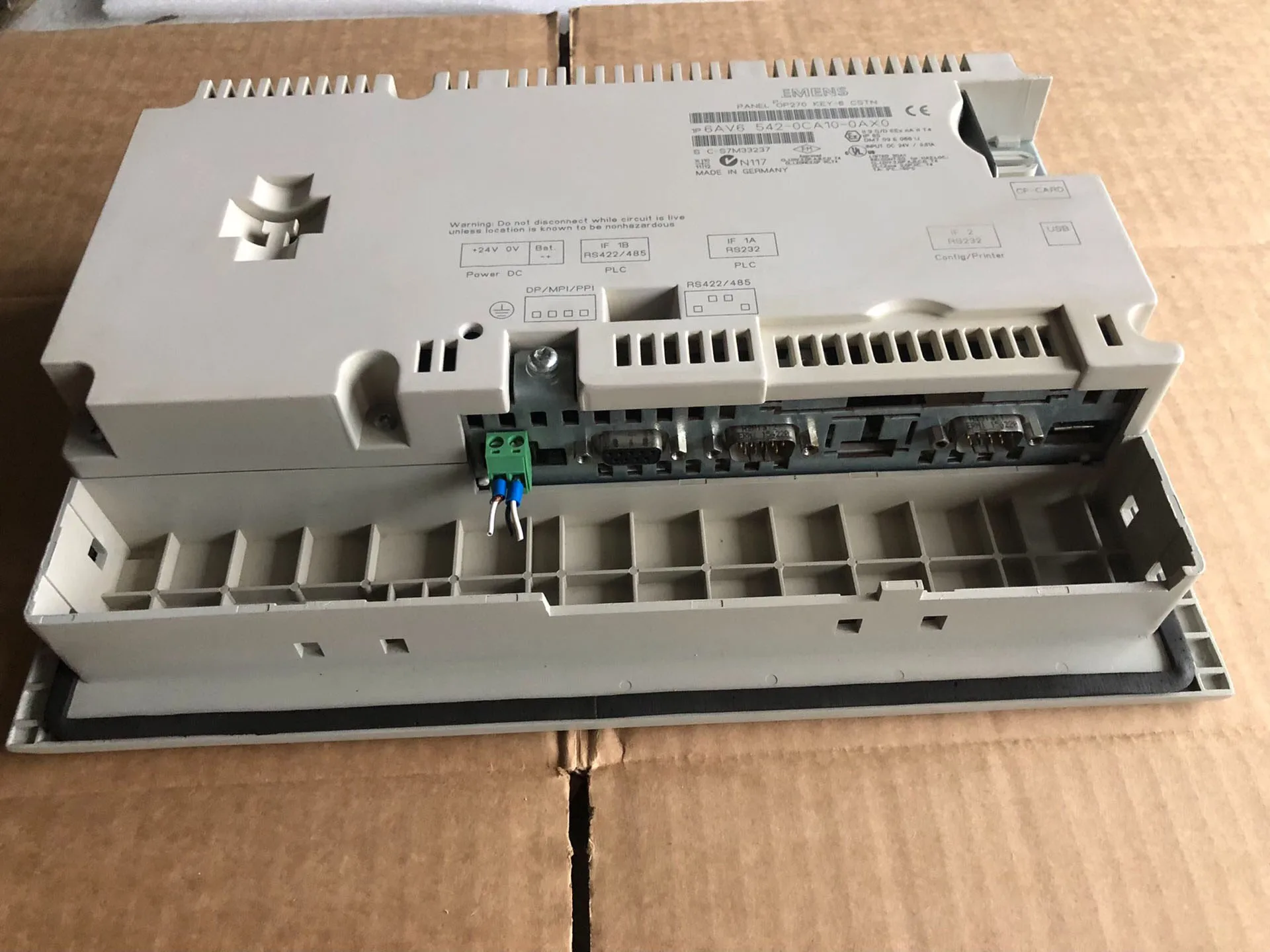Panel HMI 6AV6542-0CA10-0AX0 untuk Siemens 6AV6 542-0CA10-0AX0