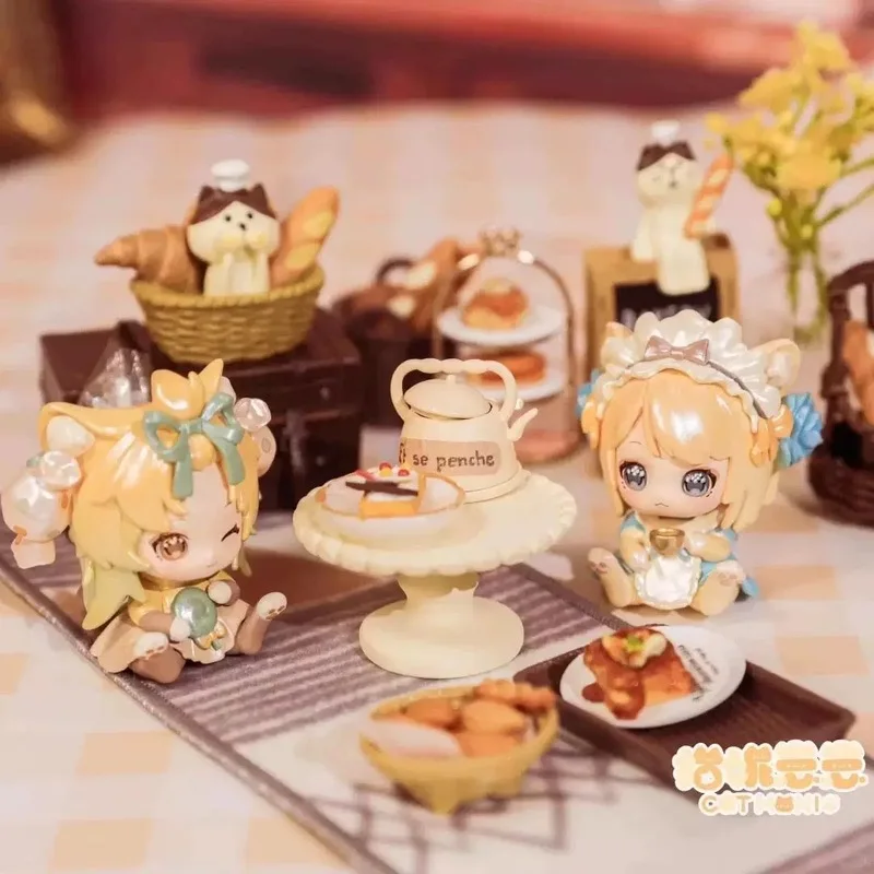 

Новая горячая распродажа, натуральная кошка Ni Baby Little Cat, офисная глухая коробка, модная игра, ручная работа, украшение для рабочего стола, игрушки, подвески, подарки на день рождения