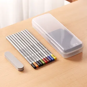 10色/セット陶器アートアンダーグレーズカラーペンシルボックス箱付きDIYセラミックハンドペイントグレーズチョーク陶器絵画と着色ツール 10ベストセールス陶器の下着-4