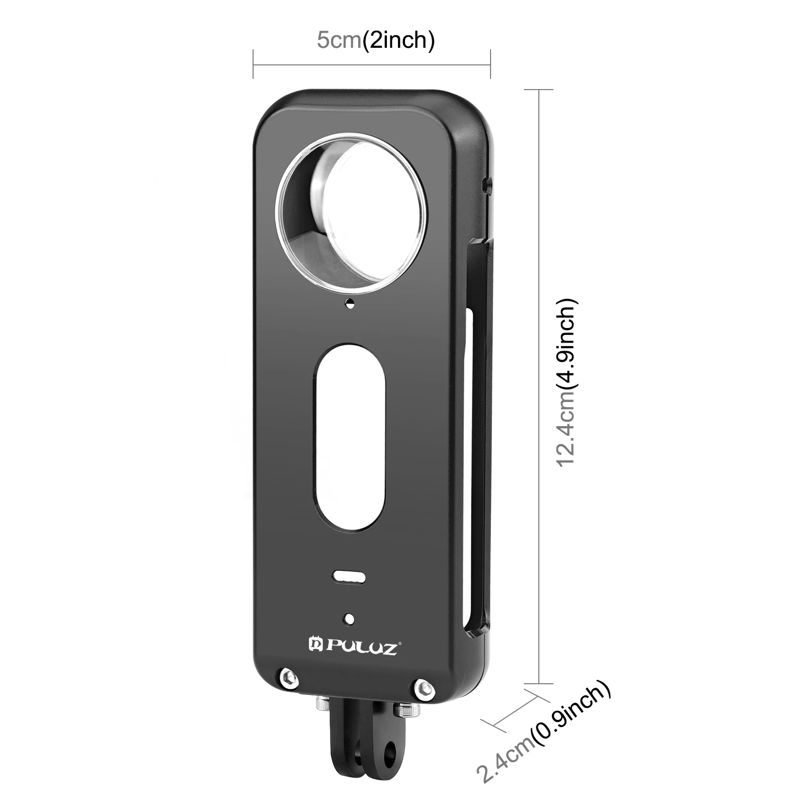 PULUZ Metal Protective Cage Rig Housing Frame with Lens Protector for Insta360 X3 Panoramic Camera Protective Shell
