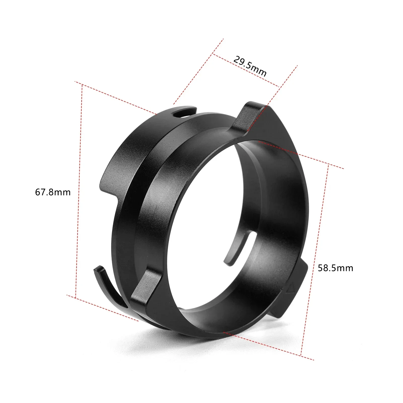 Imbuto dosatore da 53 mm, anello dosatore caffè in lega di alluminio compatibile con 54 mm