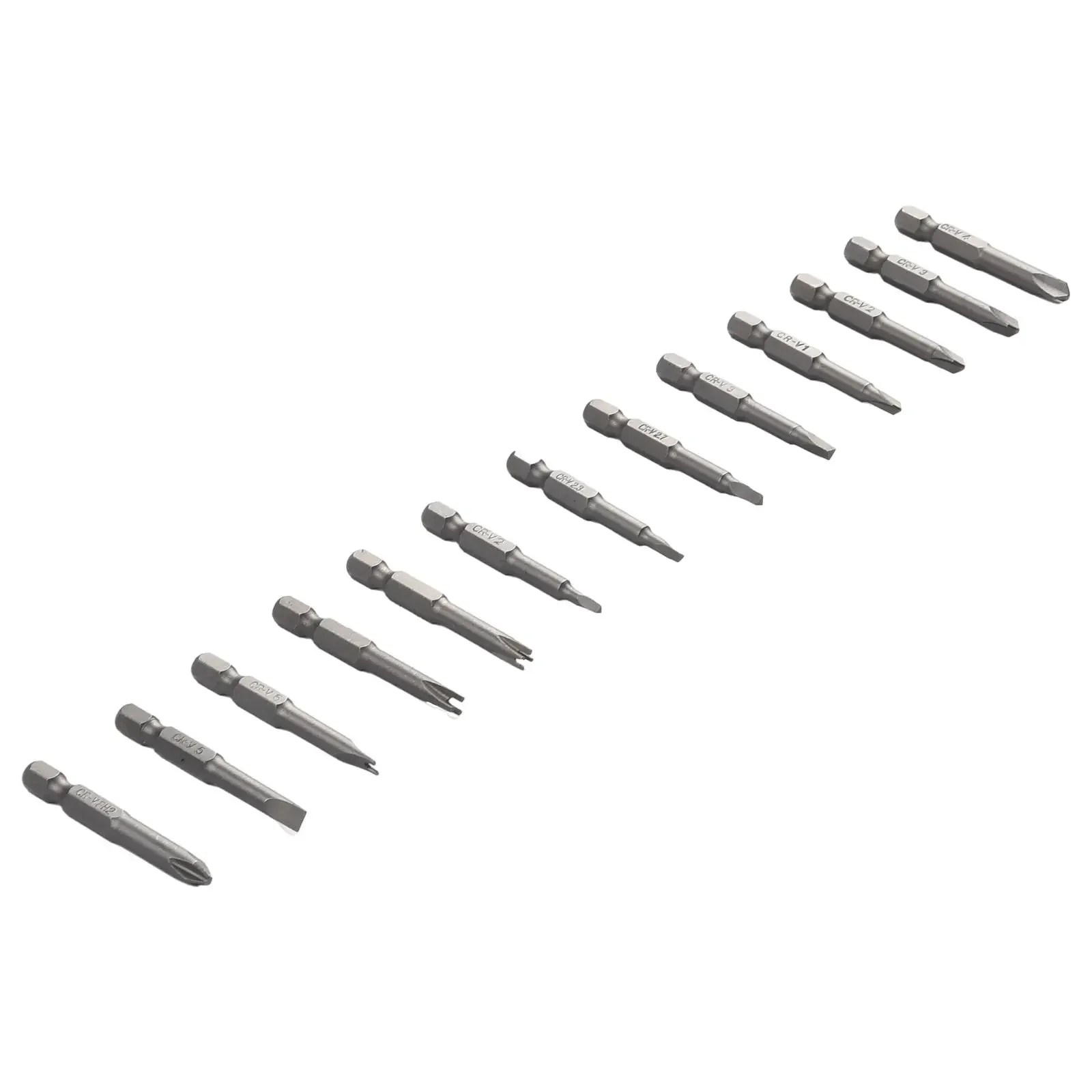 13 Special-Shaped Screwdriver Bits PH2/SL5/Triangle/Y/U/Three Points/Four Points 1/4 Hex Shank For Appliance Toy Repairing