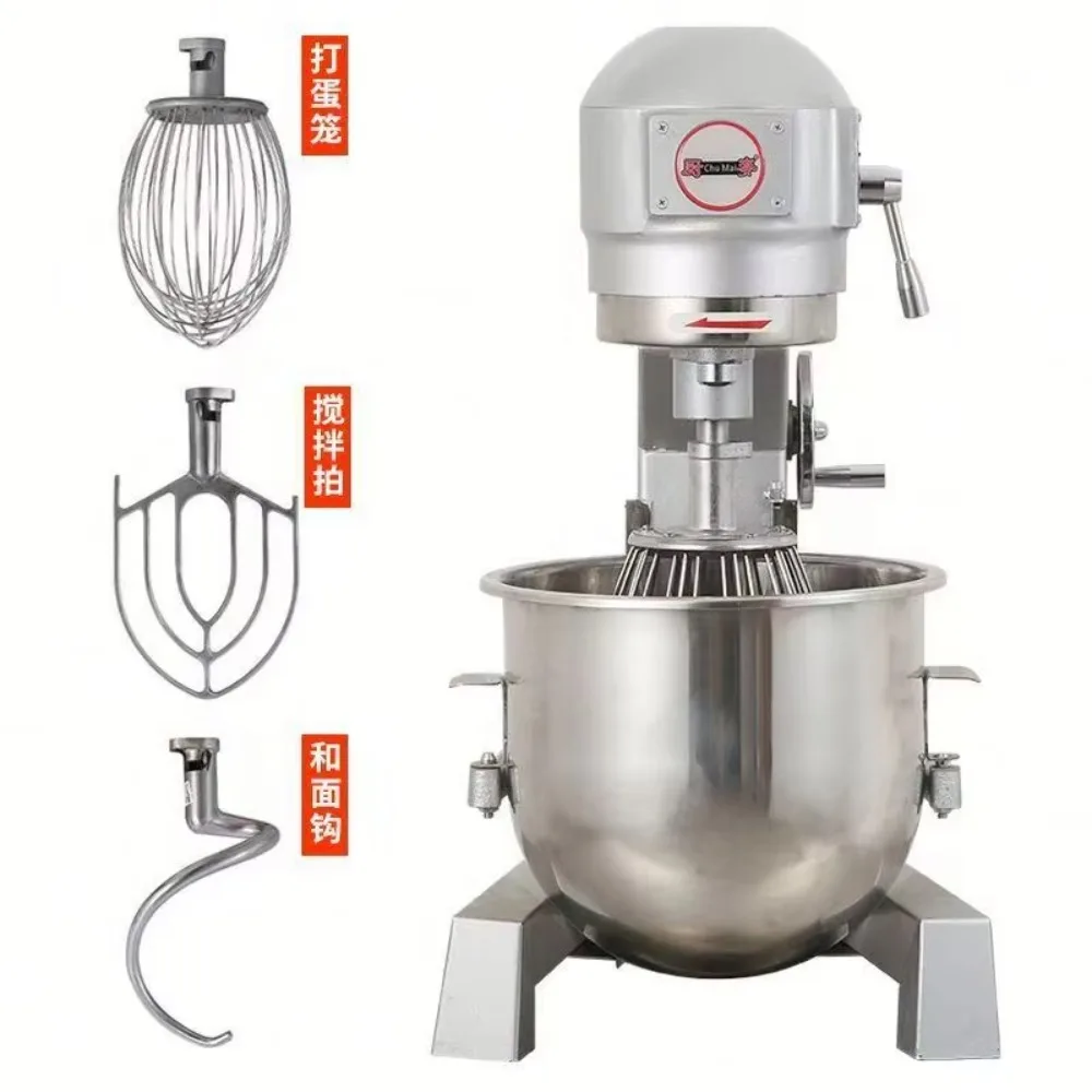 Commercial 10L Stand Mixer for Kitchen New Easy Clean Removable Flour Cake Dough Mixing Machine Spiral Food Baking Machine