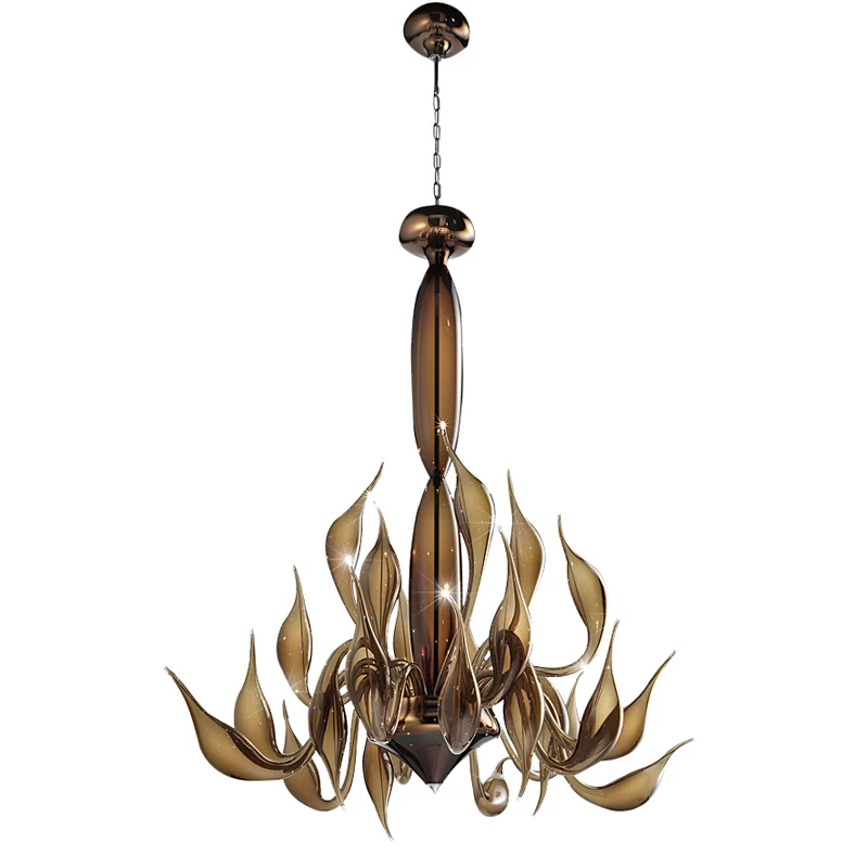Large Chandelier Light For Foyer Staircase Lobby Italian Swan Neck Chandelier For Living Room Dining Room Hanging Light Fixture