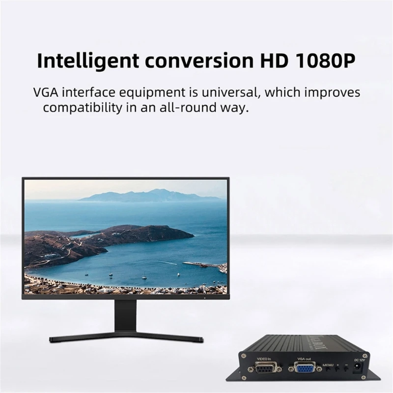 

GBS-8219 Промышленный монитор Видеоконвертеры Передатчики для настольных аксессуаров Y9RF