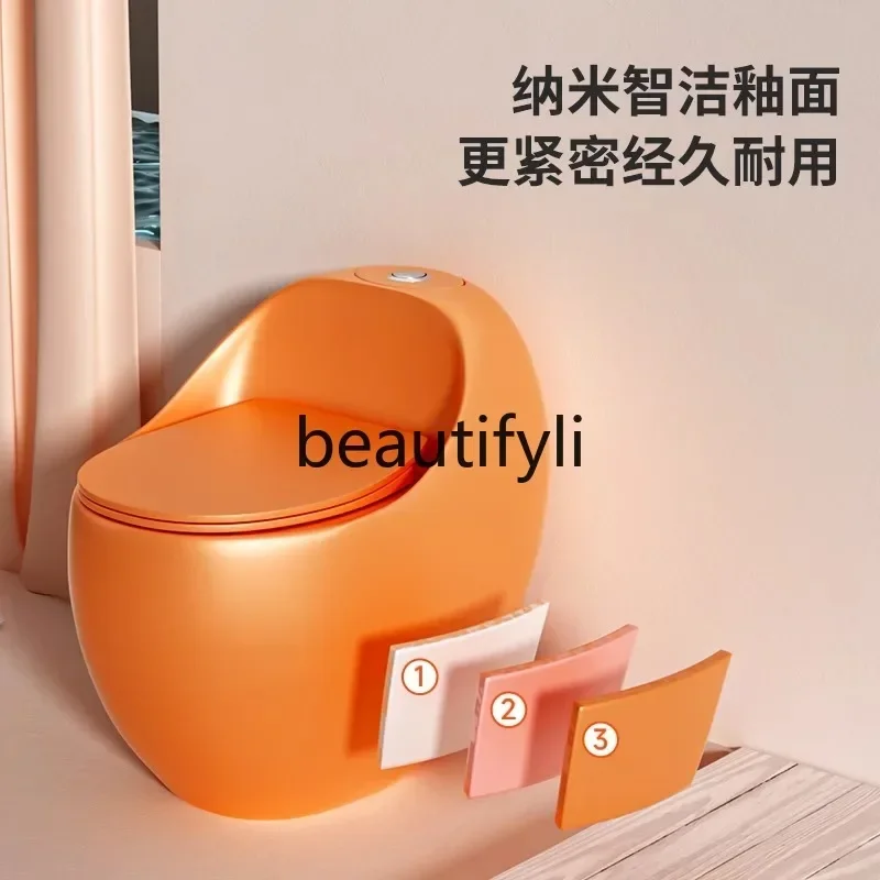 JJD06 Toilet Household Silent Deodorant Toilet Small Apartment Siphon Water-saving Toilet