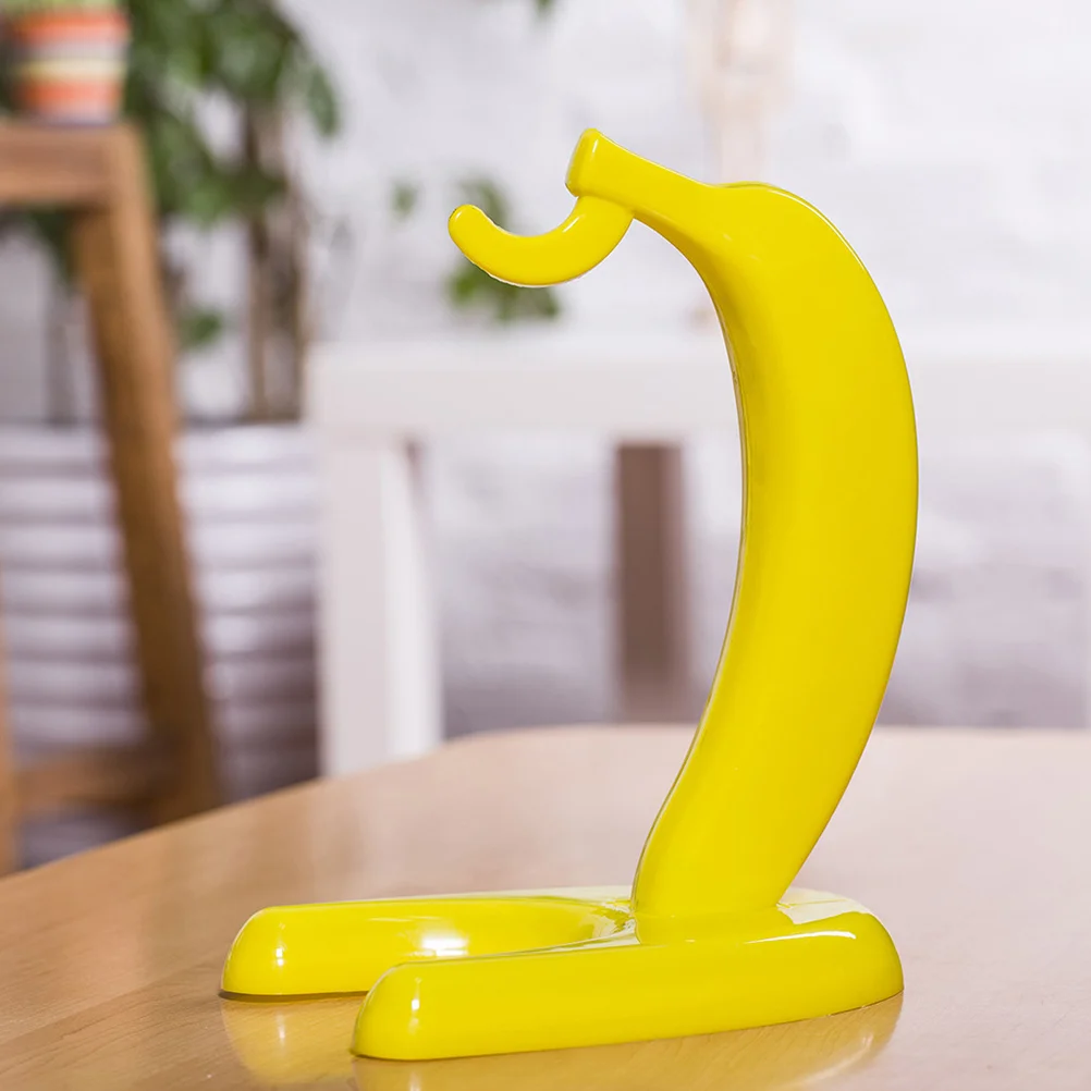 Indoor Plant Stand Banana Rack Grape Hanger Outdoor Hook up Hanging Yellow Desktop Fruit Storage Container