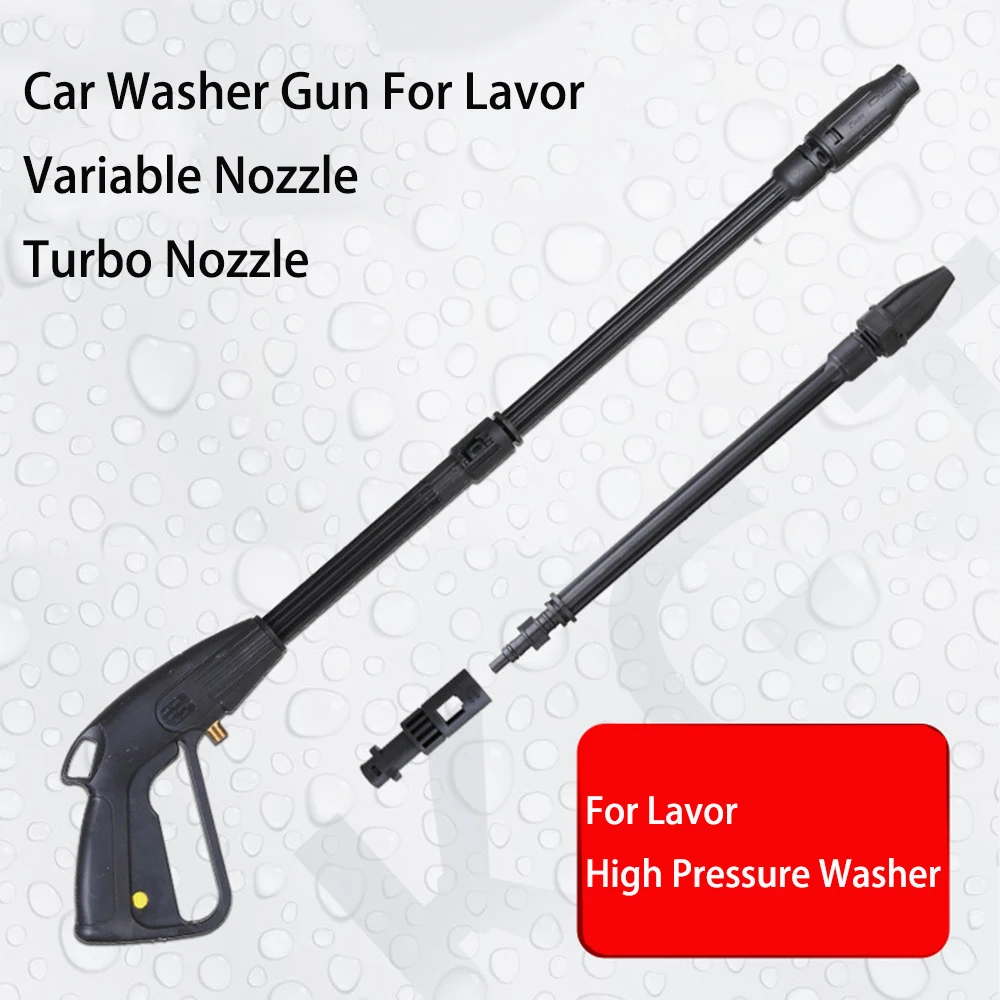 

City wolf high pressure washer Thread Connected Plastic Spray Water Gun for Lavor Sterwins Huter car washer accessory M14x1.2mm
