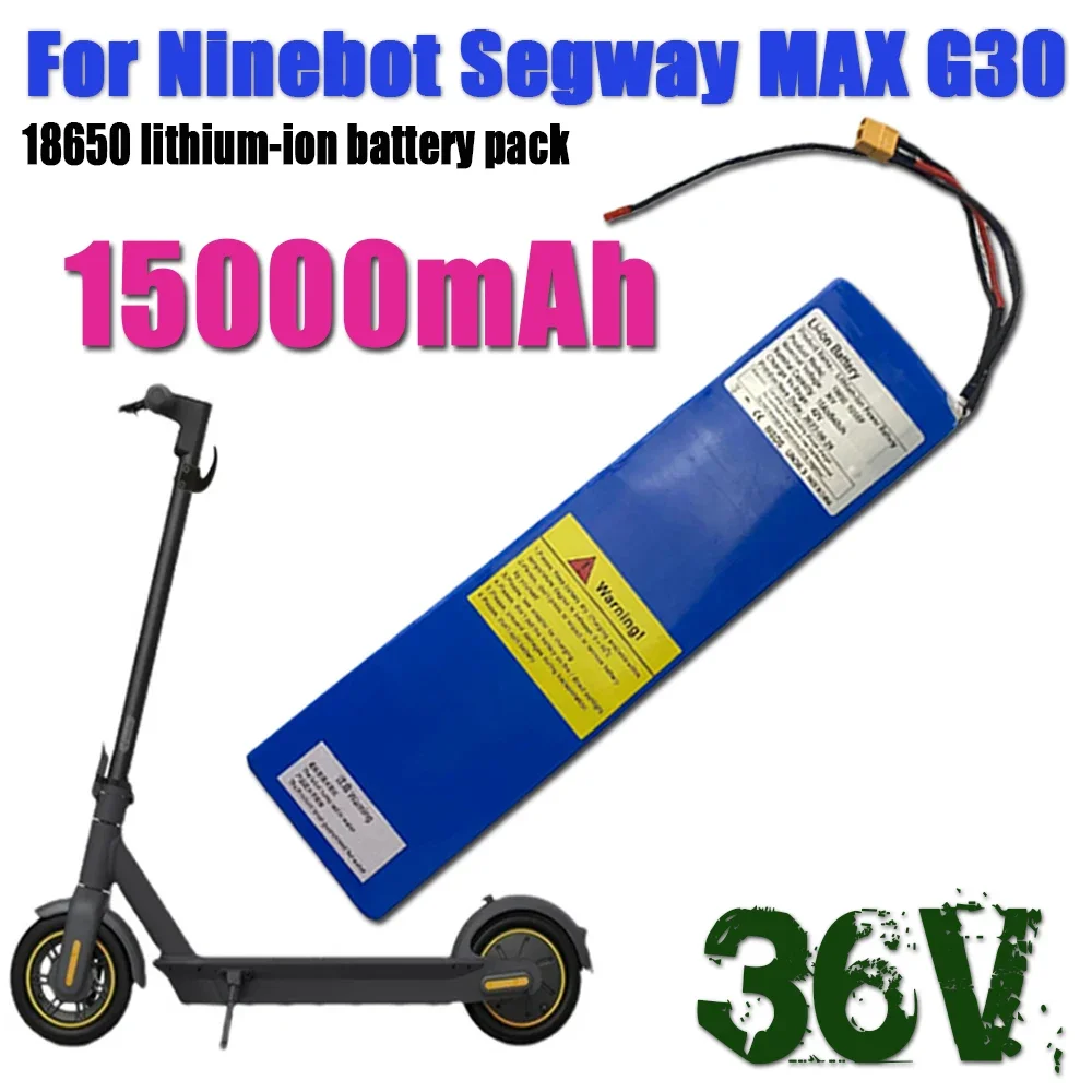 New High-capacity 36V 15AH 18650 Lithium 10S6P 540w For Ninebot Segway G30 Electric Scooter Special Battery