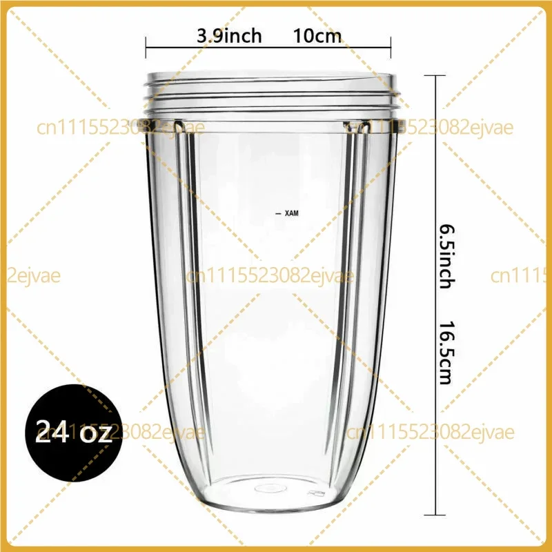 For Nutribullet Juicer Cup Replacement, 18oz 24oz 32oz Blender Mug with Blade Base Lid Accessories