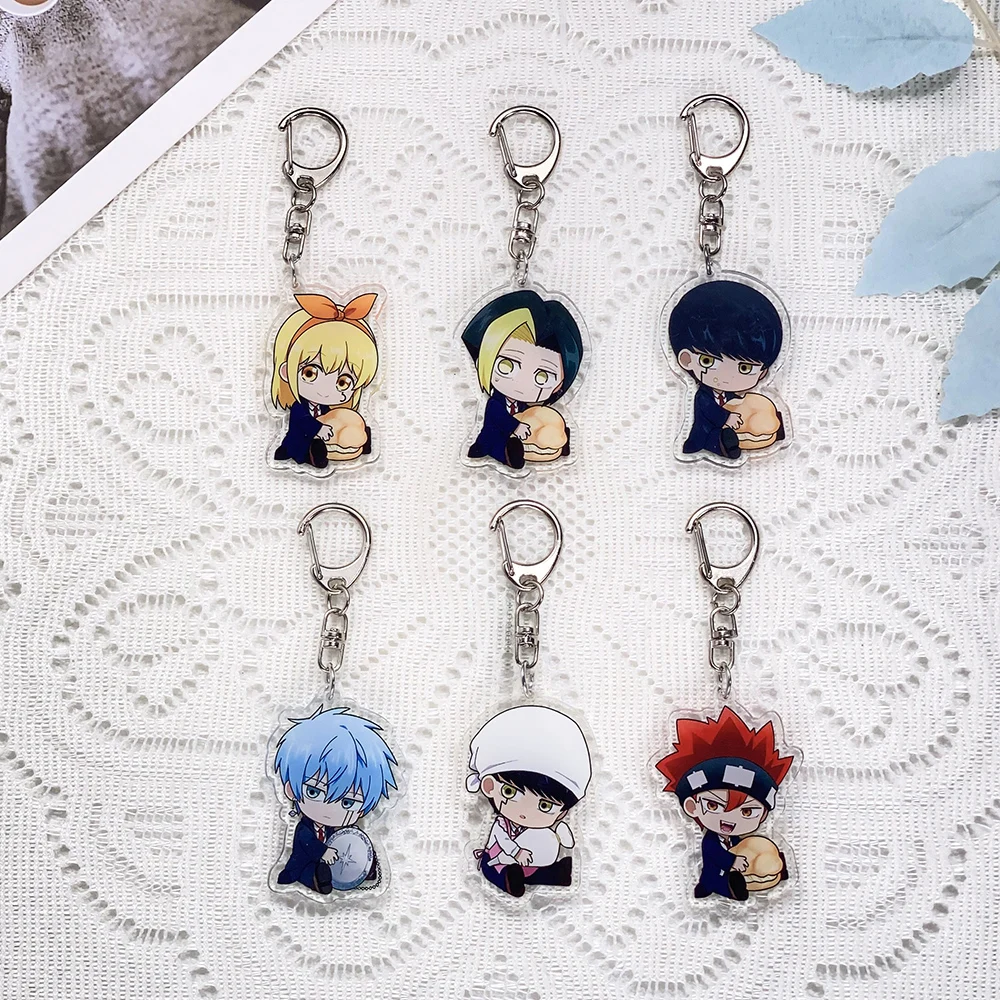 6 Piezas Llaveros de Acrílico de Anime Mashle: Magic and Muscles, Colgantes para Bolsos y Mochilas, Decoración Divertida, Regalos para Amigos