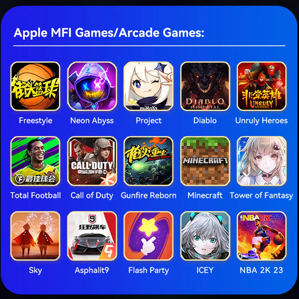 وحدة تحكم ألعاب الهاتف المحمول اللاسلكية BT أذرع التحكم في ألعاب الهاتف المحمول Gamepad وحدة تحكم ألعاب الهاتف المحمول للتبديل/Android/iOS/PC/Xbox #5