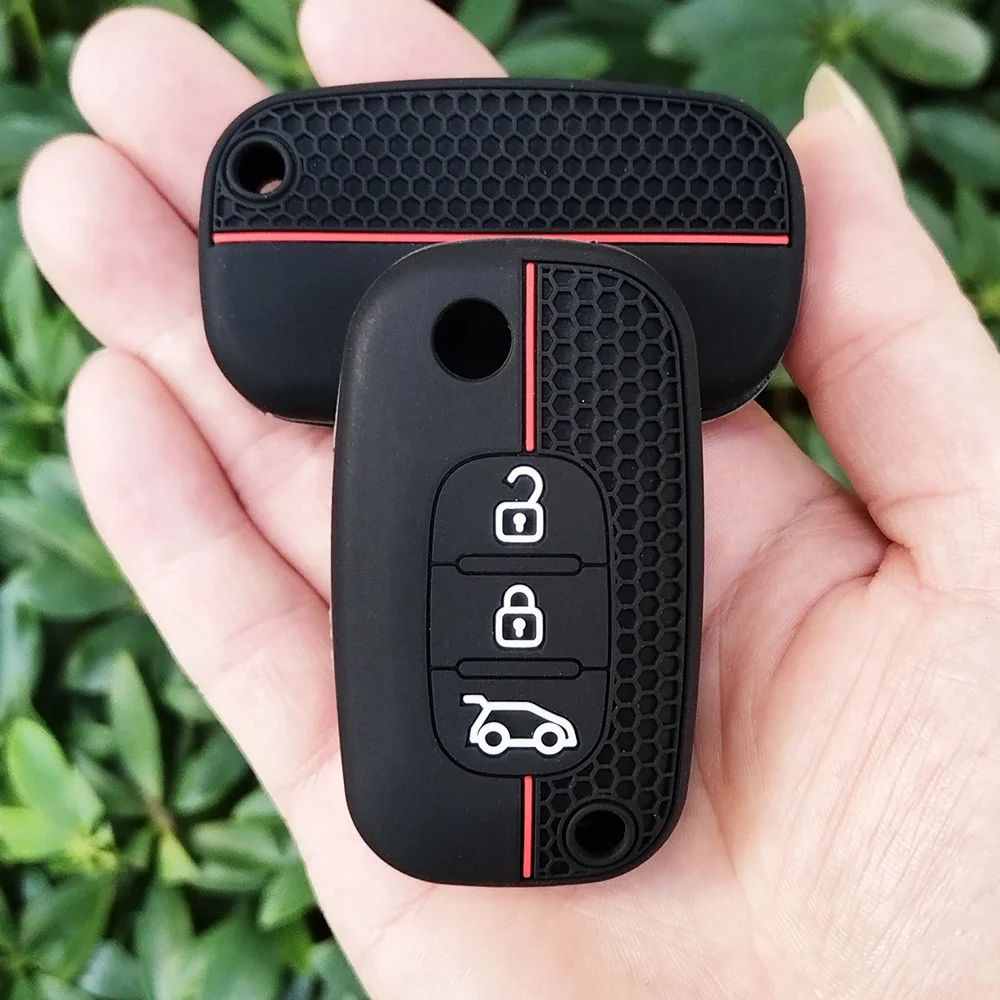 

3 Buttons Silicone Key Case Cover for LADA Vesta Granta XRay Kalina Priora Sedan Sport Renault Fluence Clio Megane Mercedes Benz
