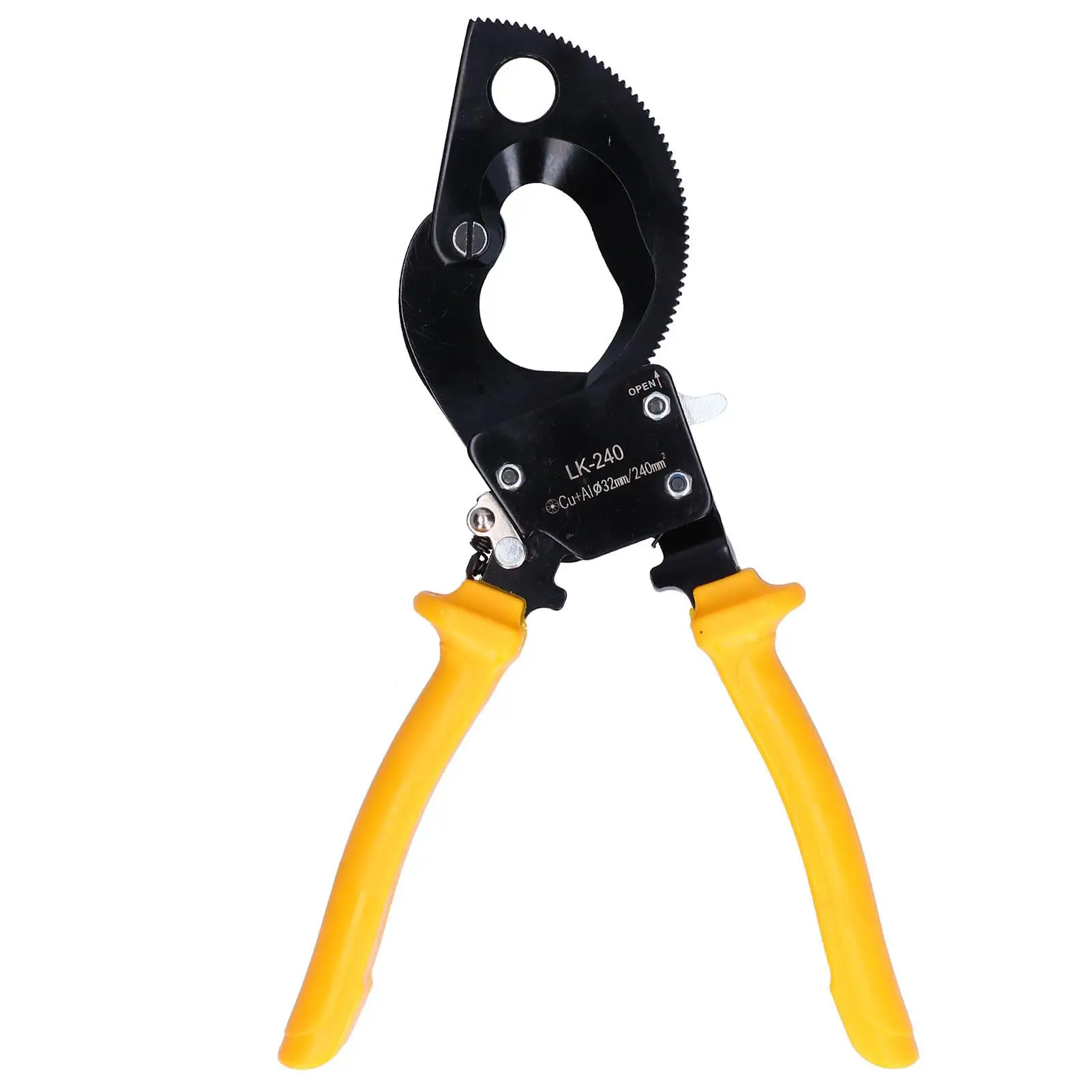 

Waterproof USB Connector Cable Cutter High Carbon Steel Ratchet Scissors Durable Gear PC Plastic Handle Cutting Tool LK240