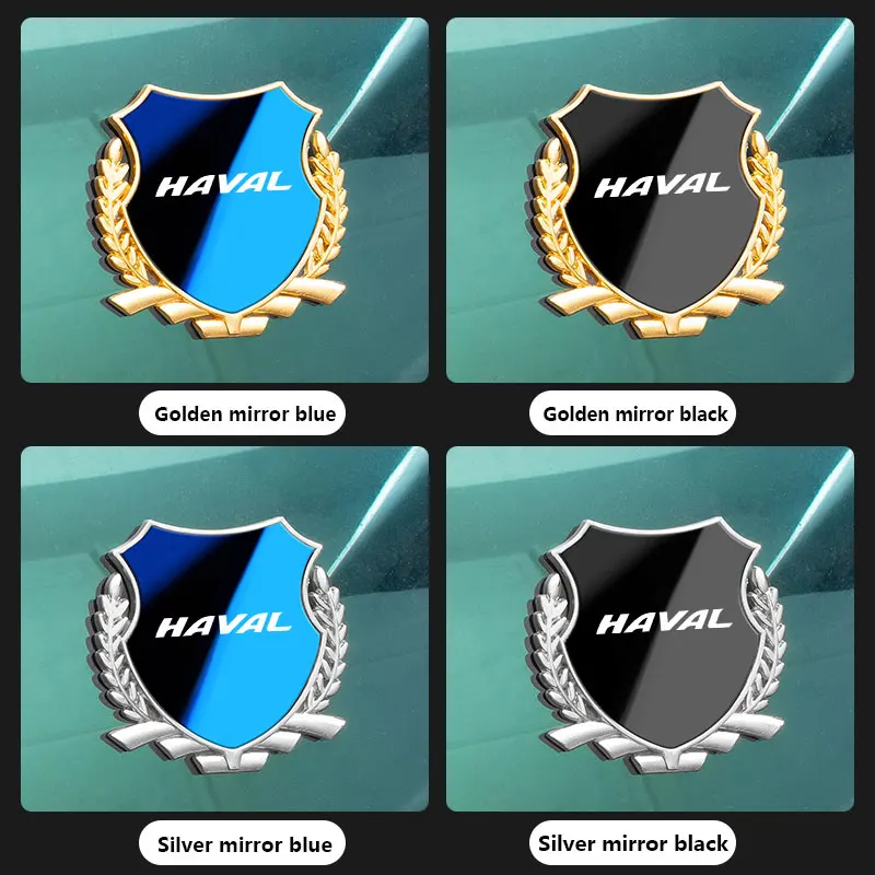 

3D Metal Car Trunk Window Side Emblem Badge Decal Sticker For Haval f7 h6 f7x h2 h3 h5 h7 h8 h9 H4 F5 F9 H2S Car