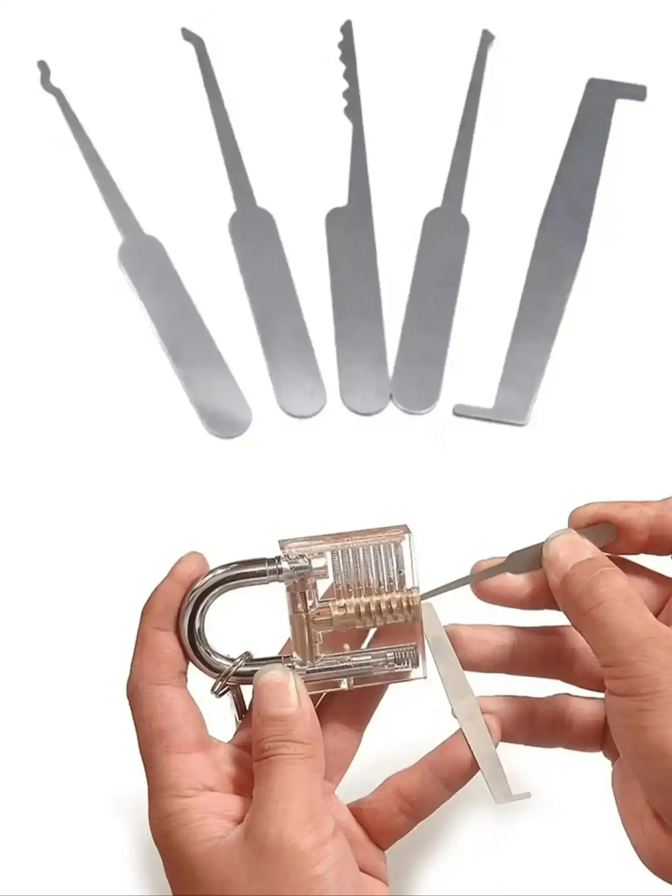 High quality practical locksmith tools 5 pieces/set for replacing turning tools/single head tensile wrench tools multifunctional