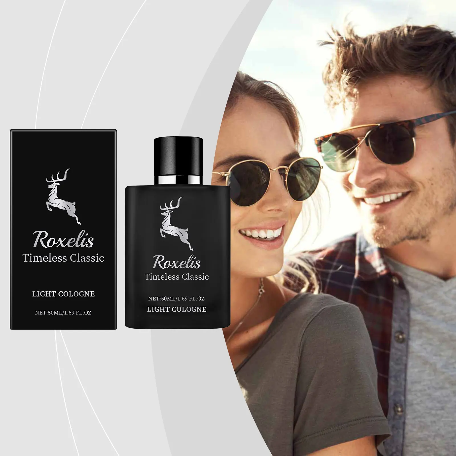 Cologne for Men, Long Lasting Natural Freshness, Light & Elegant Everyday Fragrance, Bergamot Lavender Cedarwood, Date Perfume