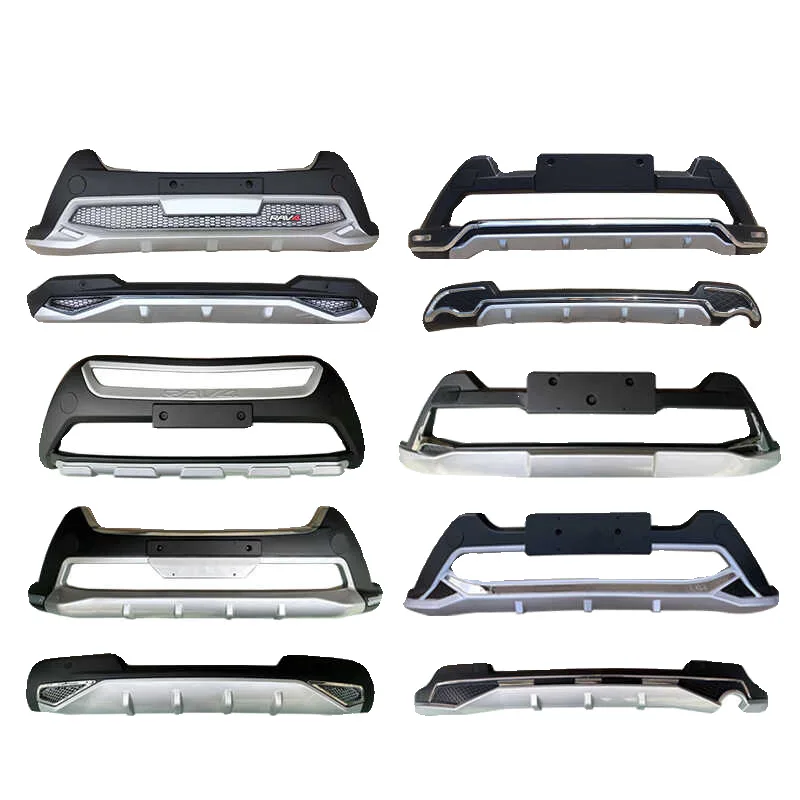 The other 9 rav4 front and rear bumper guards are modified with front guards and rear guards.
