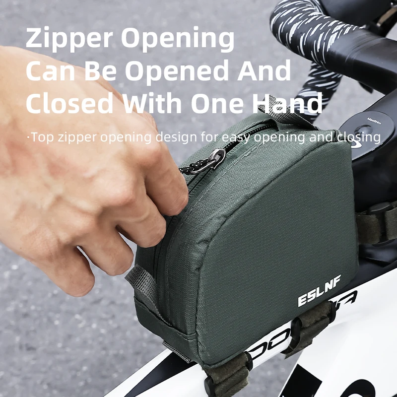 ESLNF Rainproof Bicycle Top Tube Bag Fashion Lightweight Cycling Bag New Design Bicycle Bags Bike Accessory image 2